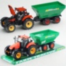 Tractor jucărie pentru copii cu remorcă mare (culoare aleatorie)