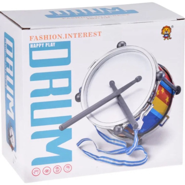 Tobă Muzicală pentru Copii cu Bețe și Curea
