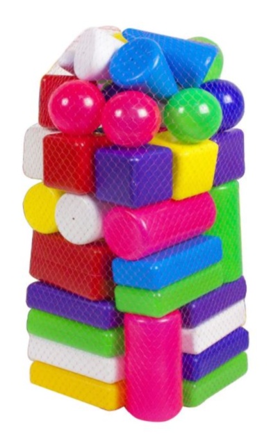 Set de Construcție cu Forme Geometrice Colorate | image