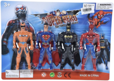 Set 4 Super Eroi cu Lumini | image