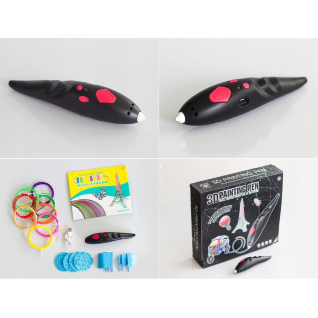 Creion 3D pentru modelare creativă cu filament colorat