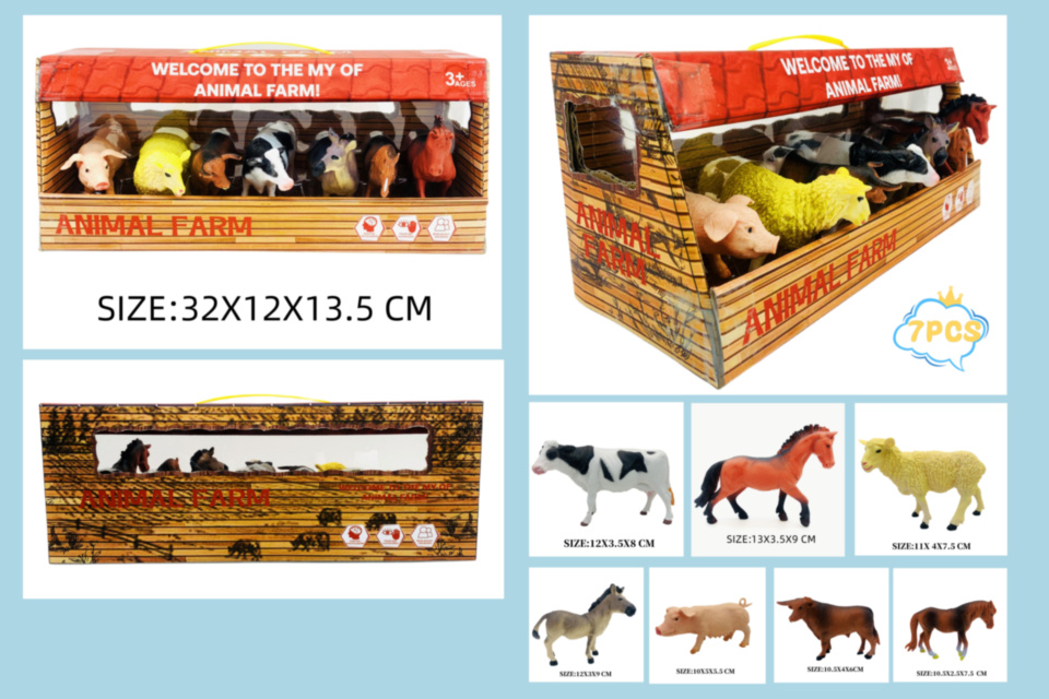 Set Figurine Animale de Fermă – Joc Educațional și Interactiv pentru Copii