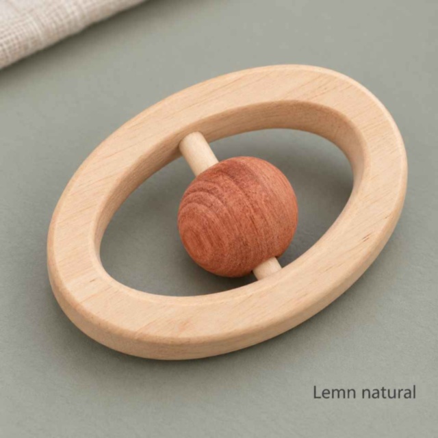 Zornăitoare din lemn natural cu 8 modele diferite