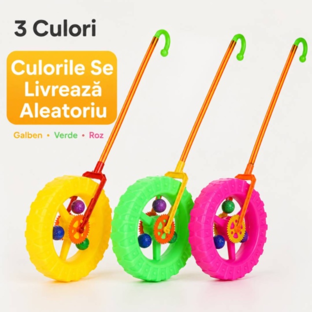 Roată Distractivă pentru Copii cu Sunet Mecanic