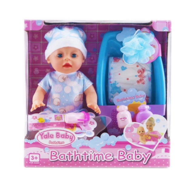 Bebelușul la Oliță cu Cădiță, Pampers, Biberon și Set de Baie