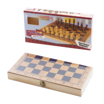 Joc de Dame, Șah și Table , set 3 în 1, de Lemn, 38cm | image