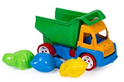 Camion cu 3 Jucării de Baie, 22cm | image