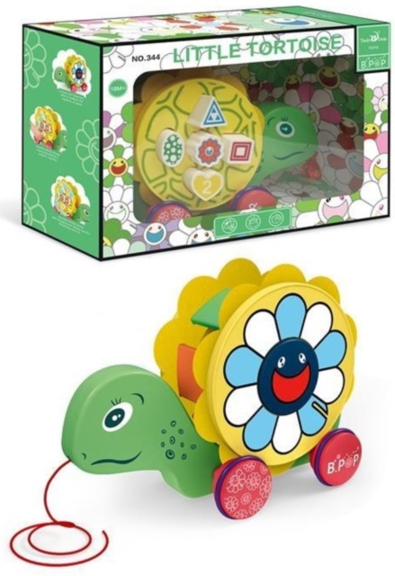Țestoasa cu Figuri Geometrice și Sfoară de Tras