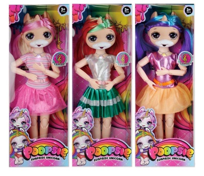 Papușa Poopsie Unicorn care Cântă Melodia Originală, cu Lumini, 45cm | image