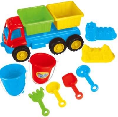 Camion cu 8 Accesorii de Nisip, 35cm | image