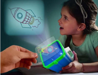 Proiector 3D creativ cu markere și șabloane spațiale | image