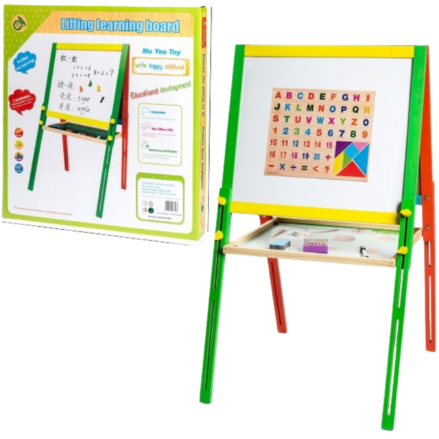 Tablă Multifuncțională Colorată cu Două Fețe – Educație și Creativitate