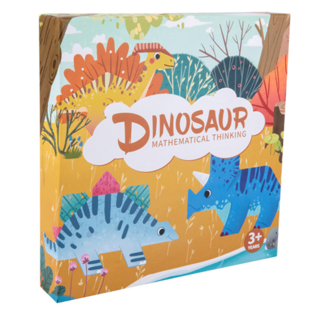 Joc Educativ Rainbow Dinosaur – Logică Matematică și Sortare