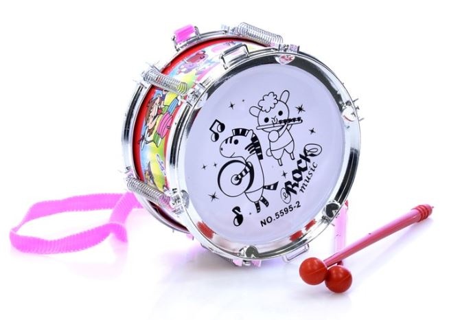 Tobă Multicoloră, 15cm