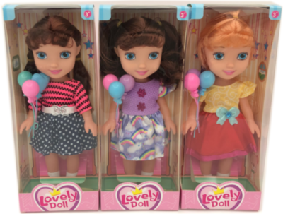 Păpușă Muzicală cu Baloane, 29cm | image