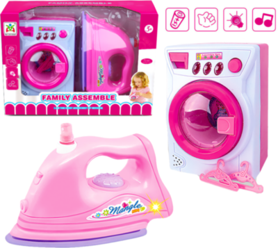 Set Mașină de Spălat cu Fier de Călcat Electrice | image