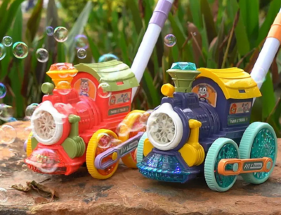 Locomotivă cu Bule și Lumini pentru Copii – Distracție Interactivă (culoare aleatorie) | image