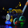 Locomotivă cu Bule și Lumini pentru Copii – Distracție Interactivă (culoare aleatorie)