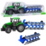 Tractor jucărie pentru copii cu plug agricol multiplu (culoare aleatorie)
