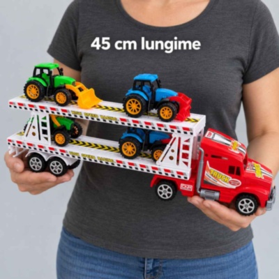 Camion transportor mare cu 4 tractorașe, 45 cm | image