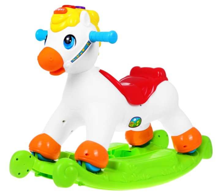 Căluț Balansoar Muzical cu Activități, max 50kg