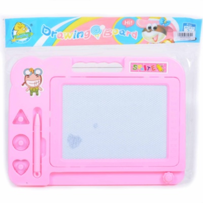 Tabla Magnetică de Scris și Desenat cu 3 Ștampiluțe, 28cm | image