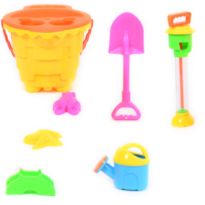 Mega Găletușă cu 7 Accesorii de Nisip, 32cm | image