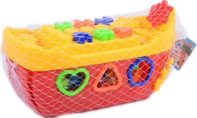 Barcă cu Figuri Geometrice și Cifre, 27 piese | image