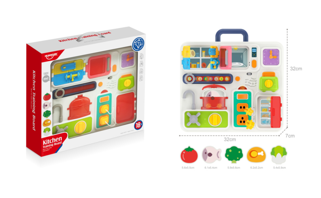 BusyBoard, Tablă Senzorială cu Sunete și Luminițe