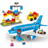 Set de Construcție Avion și Aeroport cu Mini-Figurine pentru Joacă Creativă