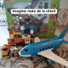 Set de Construcție Avion și Aeroport cu Mini-Figurine pentru Joacă Creativă
