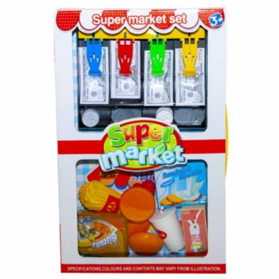 Casă de Marcat Mcdonalds cu Bancnote, Monede și Produse Alimentare | image