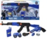 Set Polițist cu Pistol, Mitralieră, Cătușe, Sunete și Efecte Luminoase