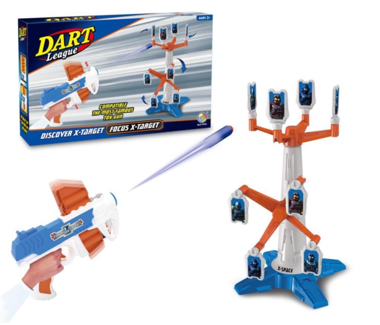 Set Pistol cu Țintă Mobilă cu Sunete