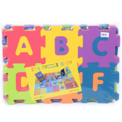 Covoraș Puzzle din Burete cu Litere, 36 piese | image