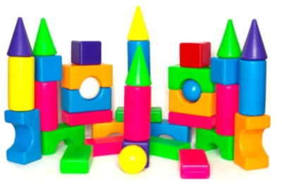 Set de Construcție cu Forme Geometrice Colorate | image