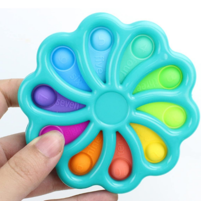 1buc. Jucărie senzorială pop it curcubeu | image