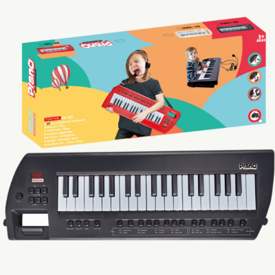 Pian Electronic cu Microfon și USB - 37 de Clape | image