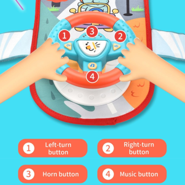 Volan Interactiv pentru Copii – Jucărie pentru Călătorii