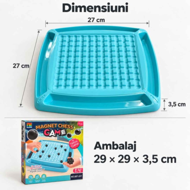 Joc de strategie cu 20 de bile magnetice