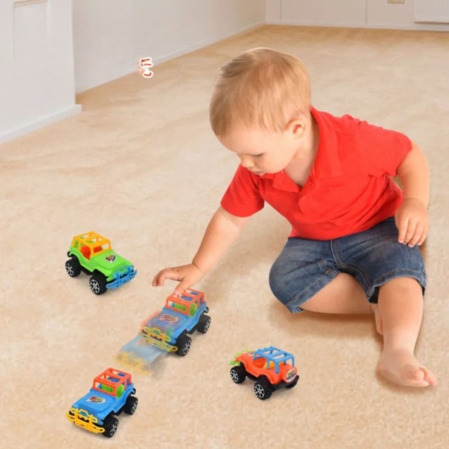 1buc. Mașinuță off-road pentru copii, jeep de jucărie colorat (culoare aleatorie)