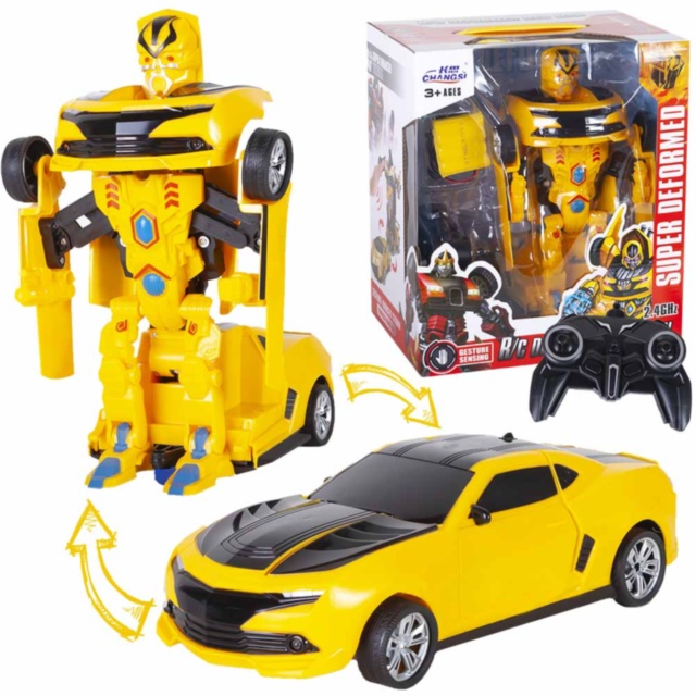 Bumblebee Transformabil in Mașină, Teleghidat, cu Baterii Reîncărcabile