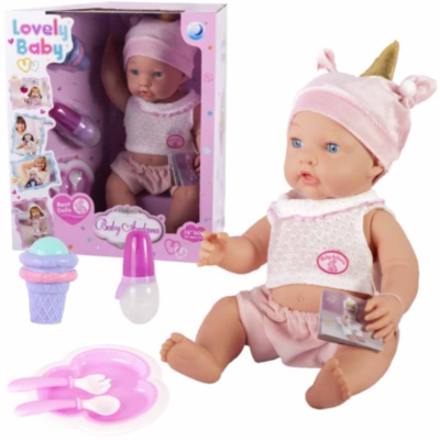 Bebeluș cu Design Realistic, care face Pipi, 38cm | image