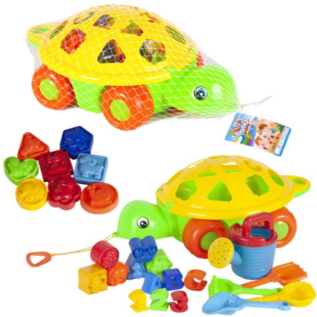 Țestoasa cu Figuri Geometrice și Sfoară de Tras 