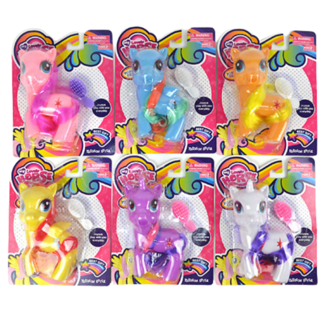 Ponei "Lovely Horse" cu Păr pentru Coafat (Model Aleatoriu)