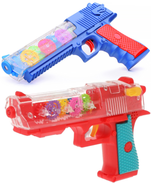 Pistol Transparent Mecanic