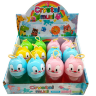 12 buc. Set Slime Cristal Colorat cu Figurine Drăguțe