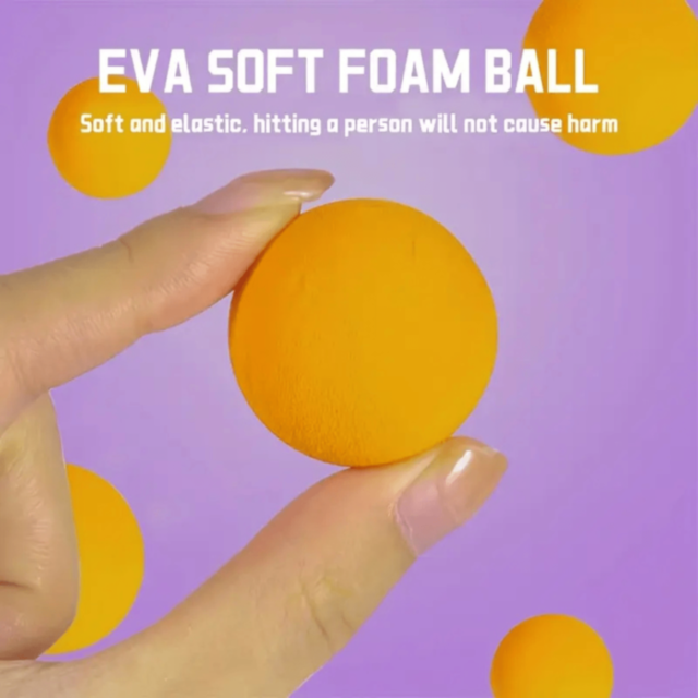 Set Tir cu Arcul și Ținte – Lansator cu Bile Moi Colorate (culoare aleatorie)