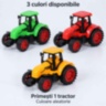 Tractor de jucărie cu inerție pentru mici fermieri