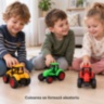 Tractor de jucărie cu inerție pentru mici fermieri